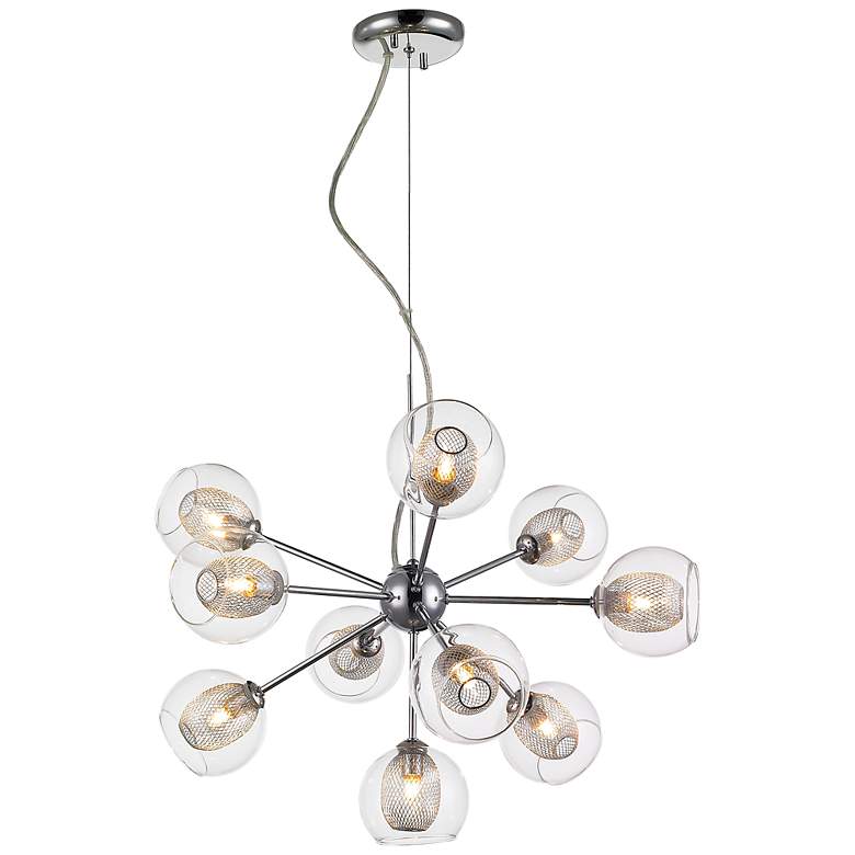 Image 1 Auge by Z-Lite Chrome 10 Light Chandelier