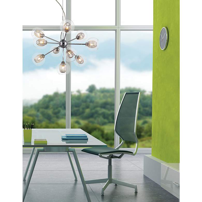 Image 2 Auge by Z-Lite Chrome 10 Light Chandelier more views