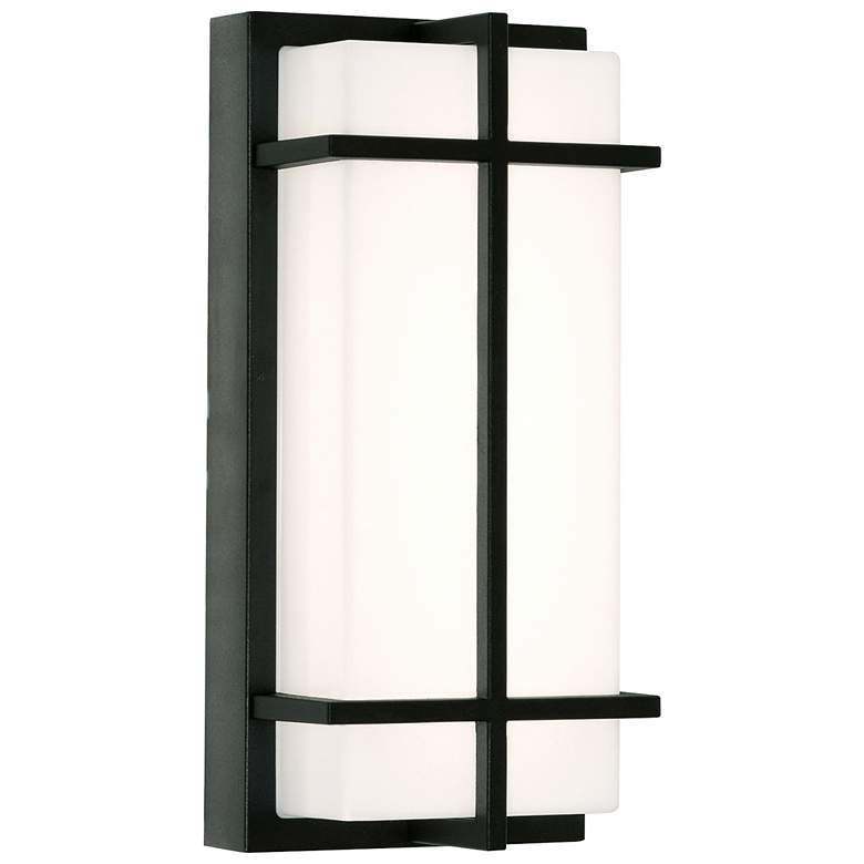 Image 1 August 12" High Black LED Outdoor Sconce