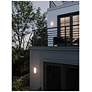2_August 12" High Painted Nickel LED Outdoor Sconce more views