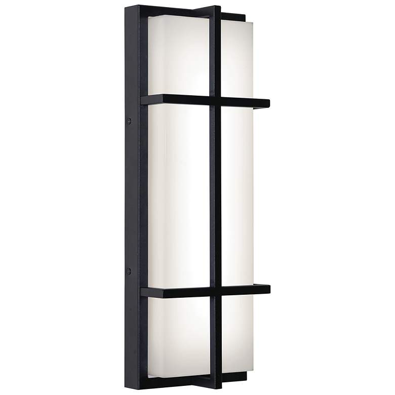 Image 2 August 20" High Black LED Outdoor Sconce