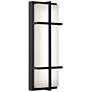 2_August 20" High Black LED Outdoor Sconce