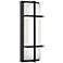 August 20" High Black LED Outdoor Sconce