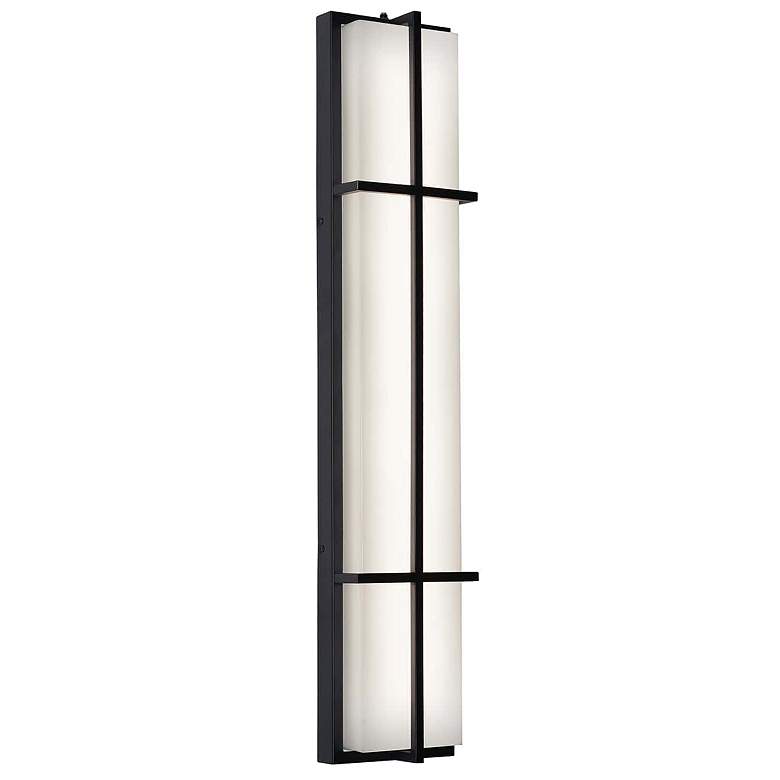 Image 1 August 36" High Black LED Outdoor Sconce