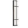 1_August 36" High Black LED Outdoor Wall Light
