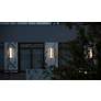 2_August 36" High Black LED Outdoor Wall Light more views