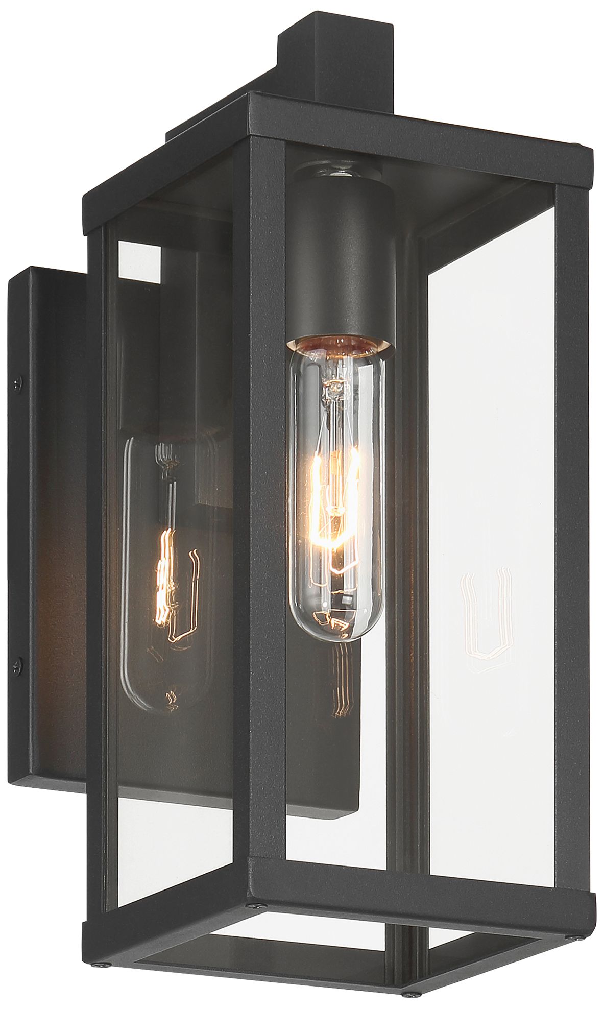 Augusta 12.5" High Black Wall Sconce