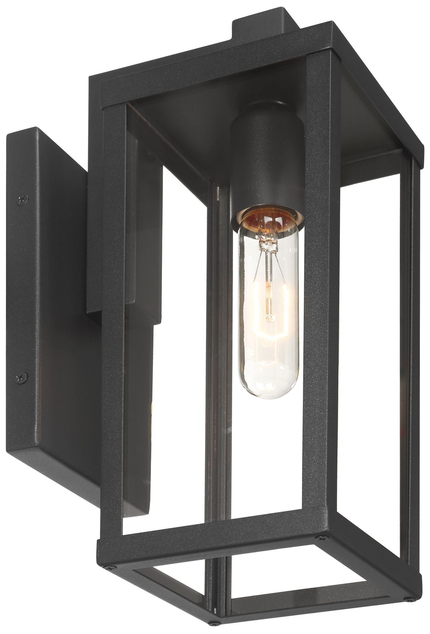 Image 2 Augusta 12.5" High Black Wall Sconce more views