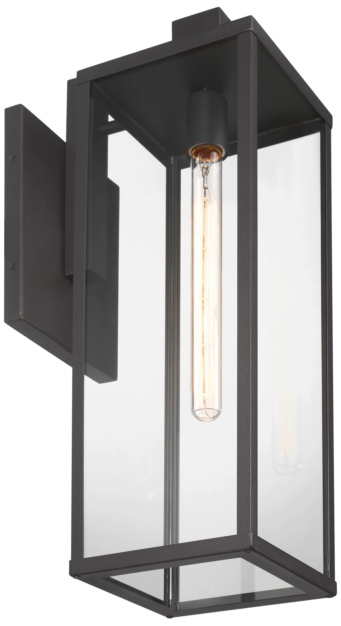 Image 2 Augusta 22.5" High Black Wall Sconce more views