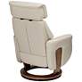 Augusta Taupe Faux Leather 4-Way Recliner Chair in scene
