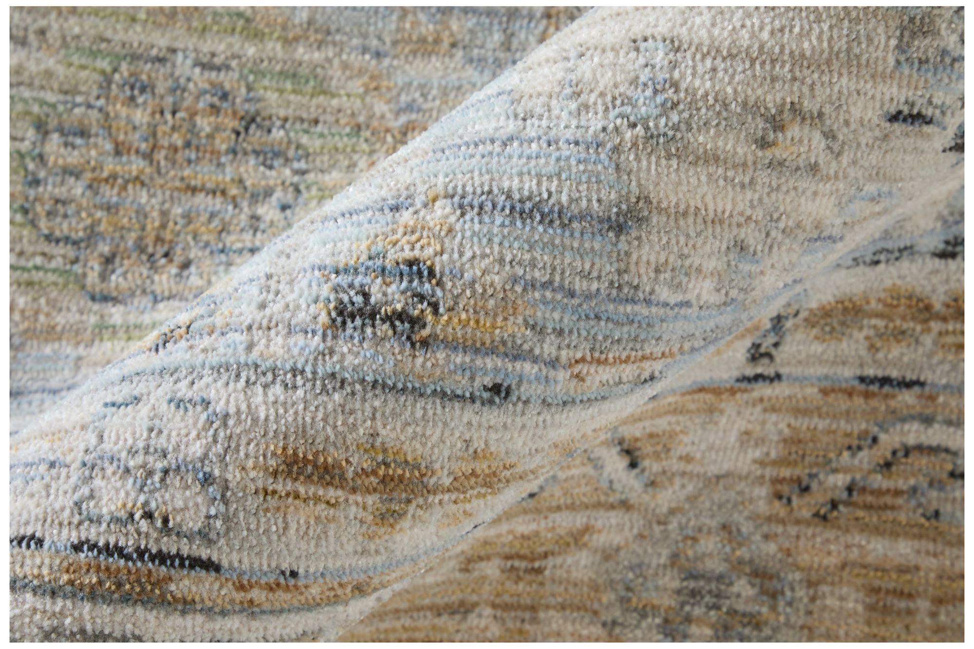 Image 5 Augustine Bordered Indoor Blue Area Rug 39TZF 5' x 7'-6" more views