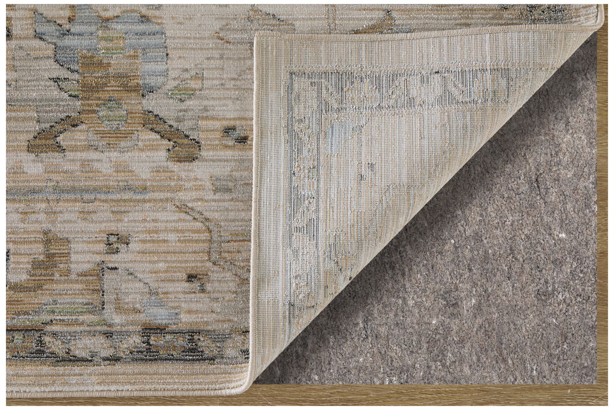 Image 4 Augustine Floral & Botanical Indoor Ivory Area Rug 39TYF 5' x 7'-6" more views