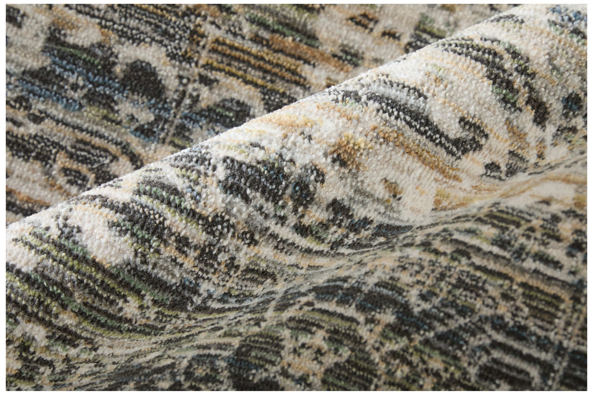 Image 5 Augustine Medallion Indoor Black Area Rug 39TUF 5' x 7'-6" more views