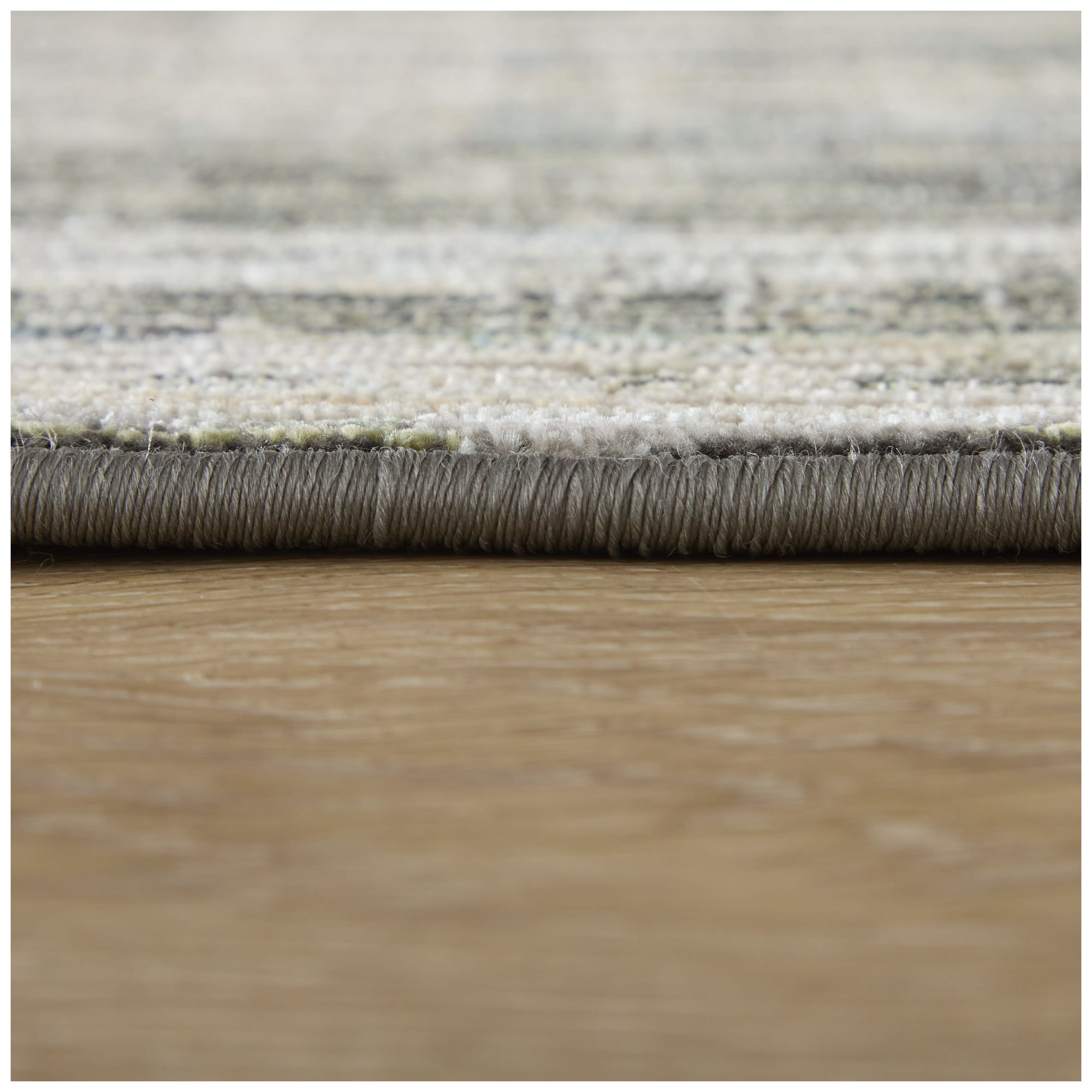 Augustine Medallion Indoor Black Area Rug 39TUF 5' x 7'-6"