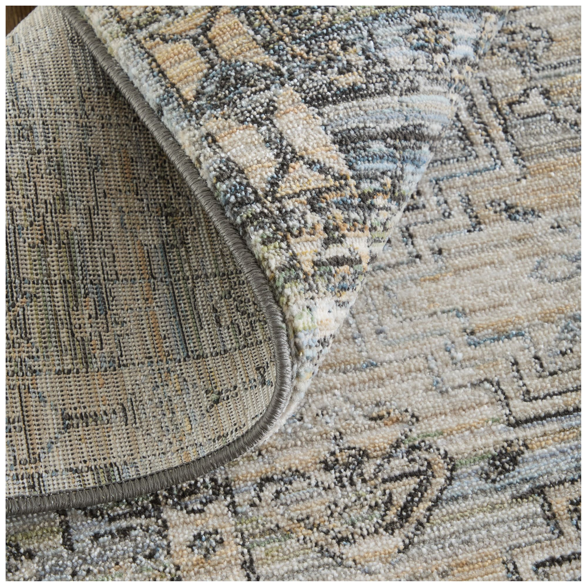 Image 7 Augustine Medallion Indoor Green Area Rug 39TWF 2' x 3' more views