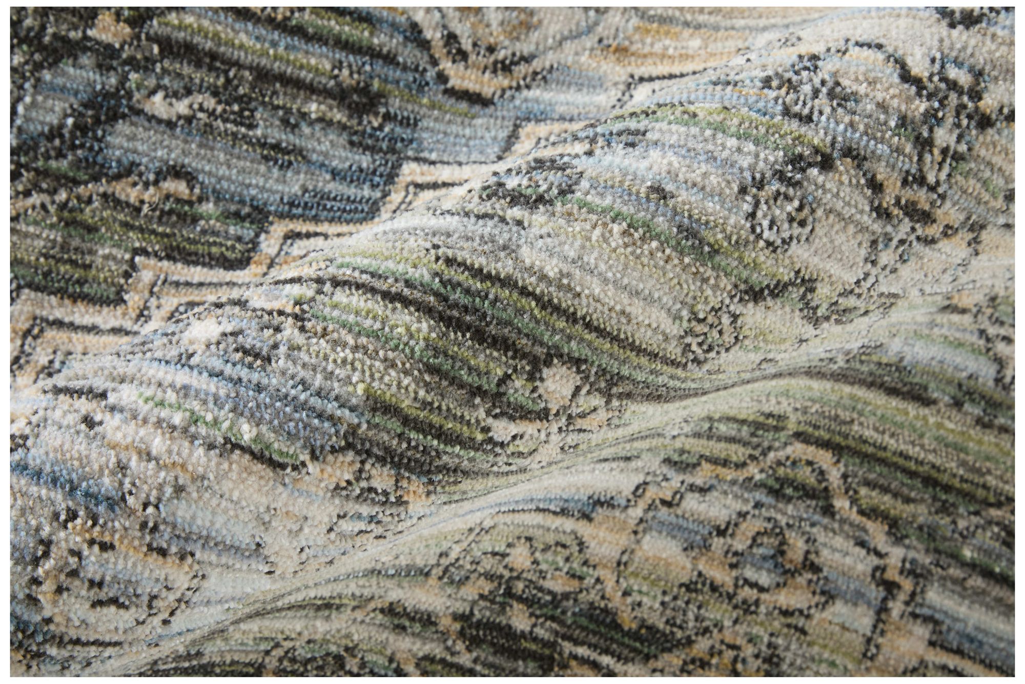 Image 5 Augustine Medallion Indoor Green Area Rug 39TWF 5' x 7'-6" more views