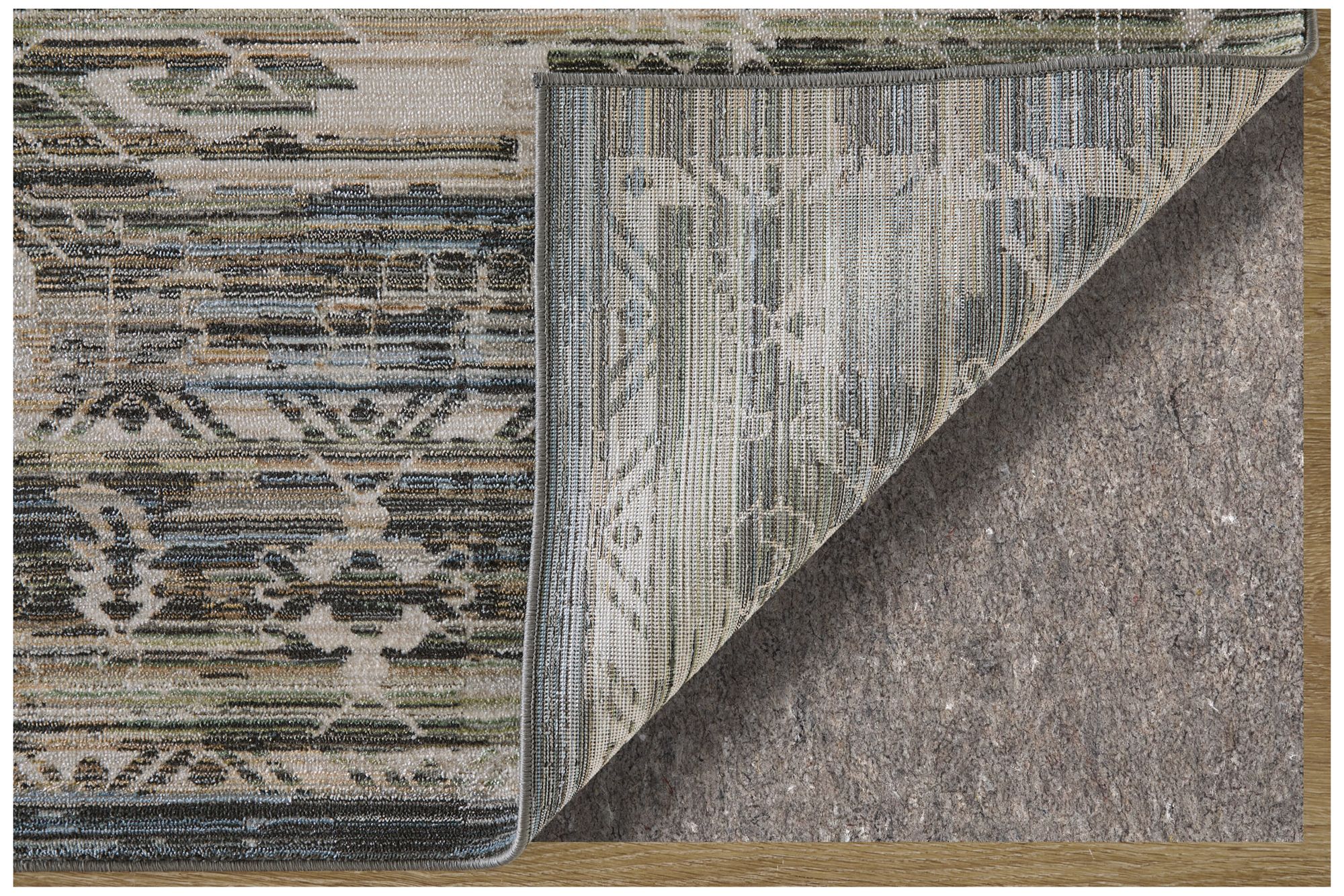 Image 4 Augustine Medallion Indoor Green Area Rug 39U0F 5' x 7'-6" more views
