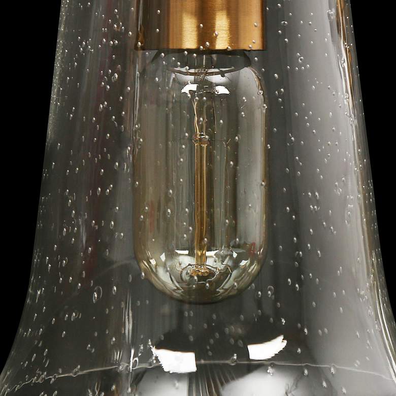 Image 5 Auisre 30" Wide Black and Brass 4-Light Vanity Bath Light more views