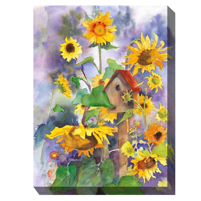 Image 1 Auntie's Garden Outdoor Canvas Art