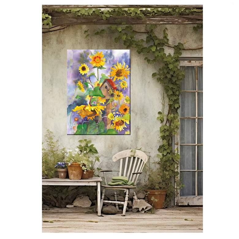 Image 2 Auntie's Garden Outdoor Canvas Art more views