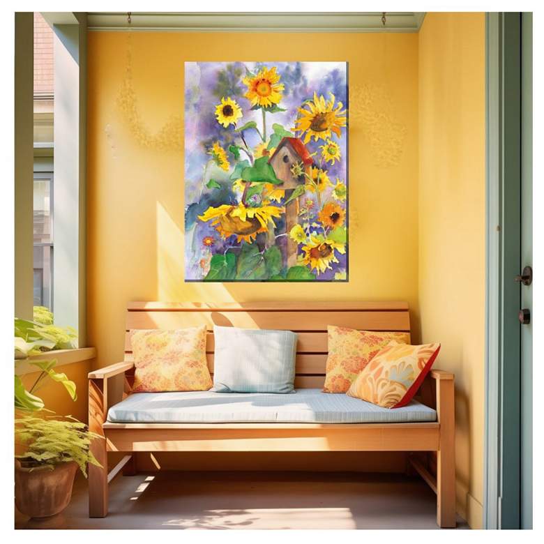Image 3 Auntie's Garden Outdoor Canvas Art more views