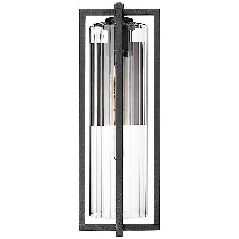 Image 5 Aura 22 1/4" High Black Outdoor Wall Light more views