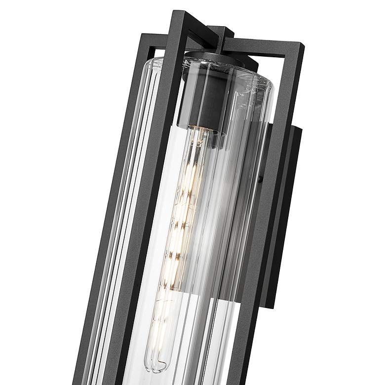 Image 6 Aura 22 1/4" High Black Outdoor Wall Light more views