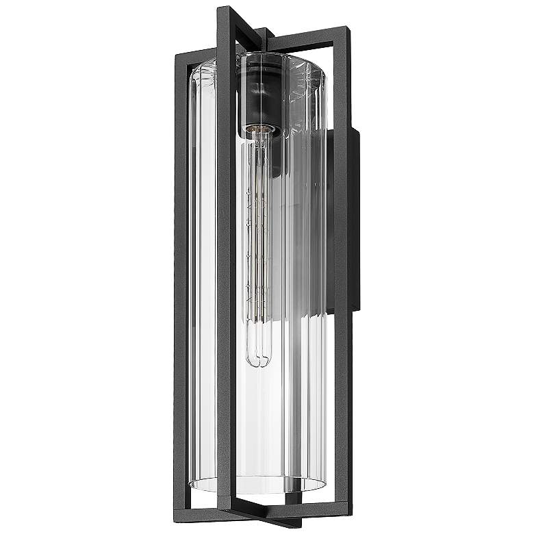 Image 7 Aura 22 1/4" High Black Outdoor Wall Light more views