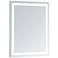 Aura 24" x 40" Rectangular LED Lighted Vanity Wall Mirror