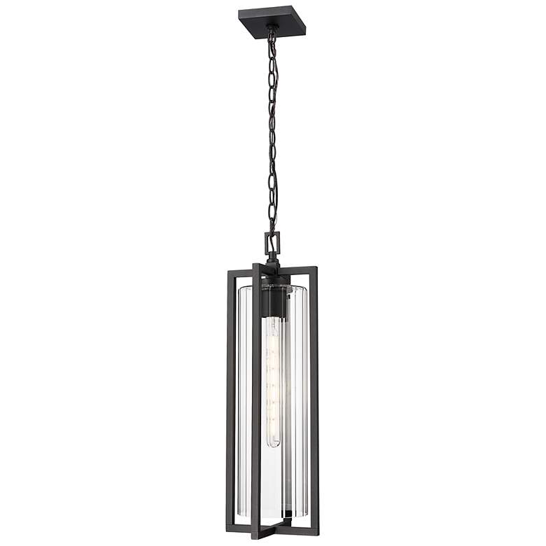 Image 2 Aura 25" High Coal Black Outdoor Hanging Light