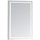 Aura 28" x 48" Rectangular LED Lighted Vanity Wall Mirror