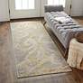 Thumbnail1 of Aura 3563F 2'10"x7'10" Gray and Beige Runner Rug
