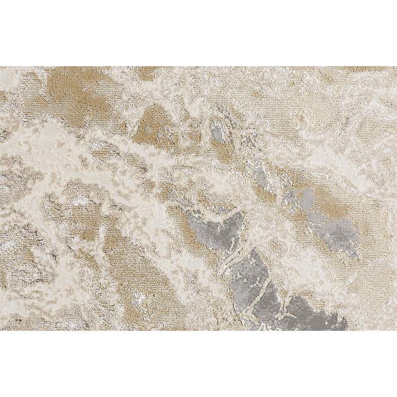 Image 5 Aura 3563F 5'x8' Silver Gray and Beige Rectangular Area Rug more views