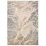 Thumbnail2 of Aura 3563F 6'7"x9'6" Silver Gray and Beige Area Rug