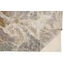 Thumbnail4 of Aura 3563F 6'7"x9'6" Silver Gray and Beige Area Rug more views