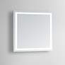 Aura 36" Square LED Lighted Bathroom Vanity Wall Mirror