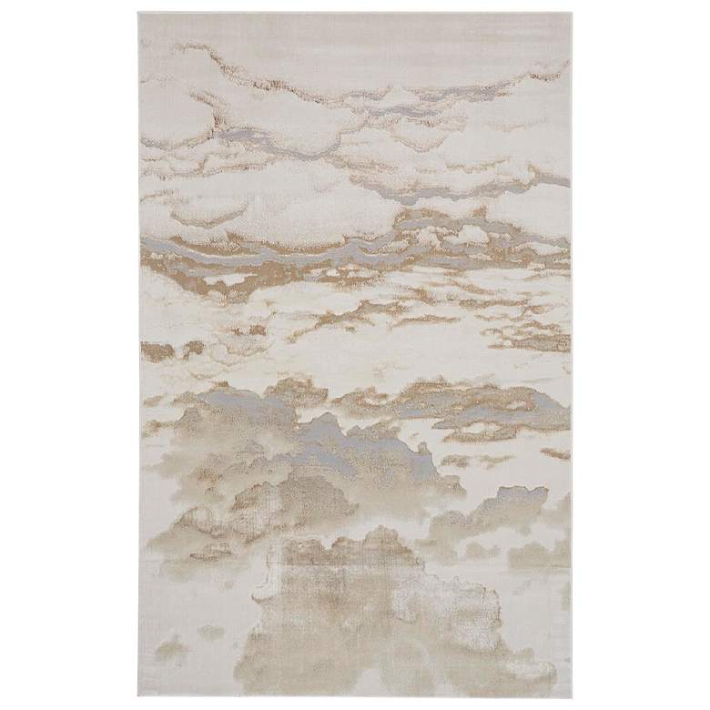 Image 2 Aura 3727F 5'x8' Cloudy Beige and Rich Gold Area Rug