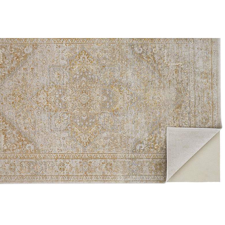 Image 4 Aura 3734F 5'x8' Beige and Rich Gold Rectangular Area Rug more views