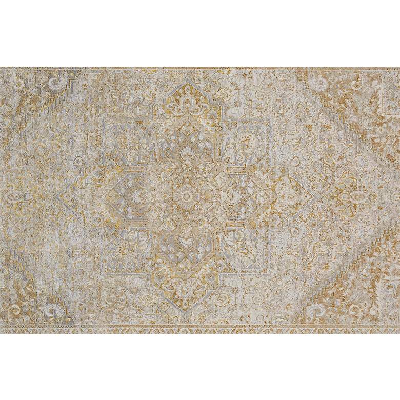 Image 5 Aura 3734F 5&#39;x8&#39; Beige and Rich Gold Rectangular Area Rug more views