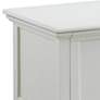 3_Aura 39" Wide Antique Ivory Wood Storage Chest more views