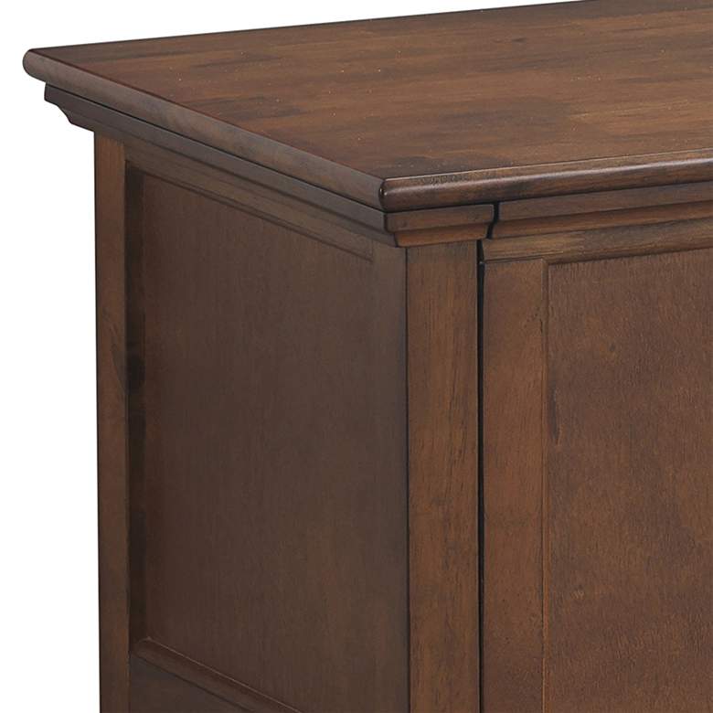 Image 3 Aura 39" Wide Elm Solid Wood Storage Chest more views