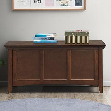 Aura 39" Wide Elm Solid Wood Storage Chest