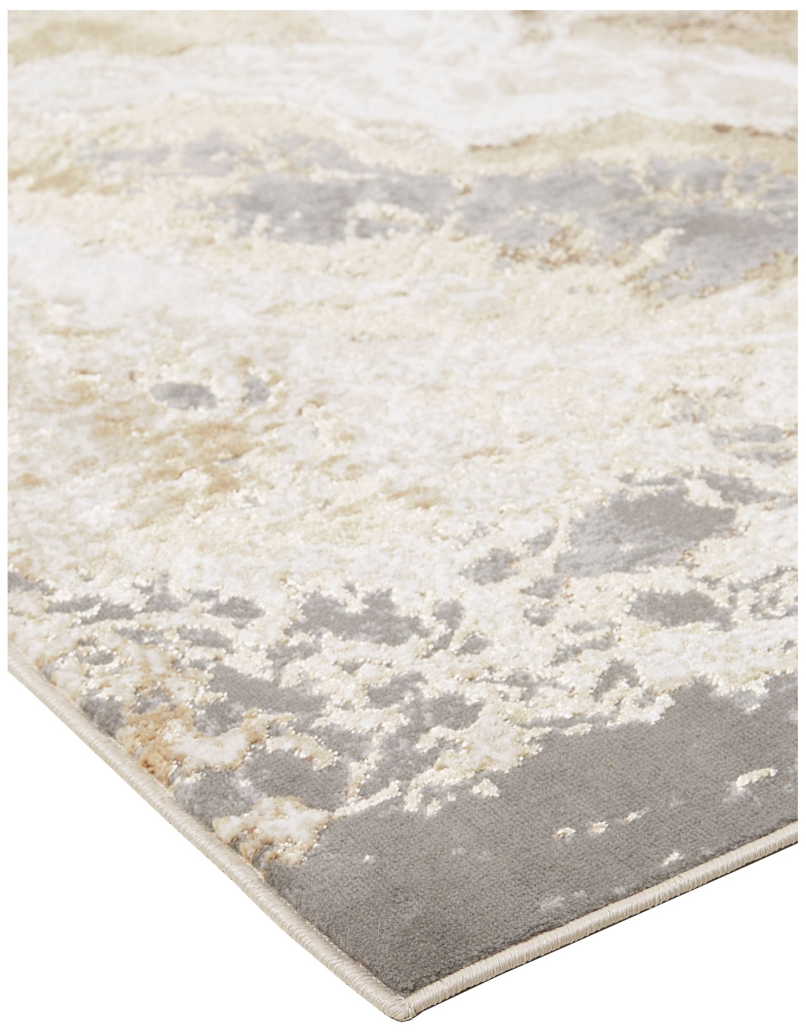 Image 4 Aura Abstract Indoor Ivory Area Rug 3563F 3'-11" x 6' more views