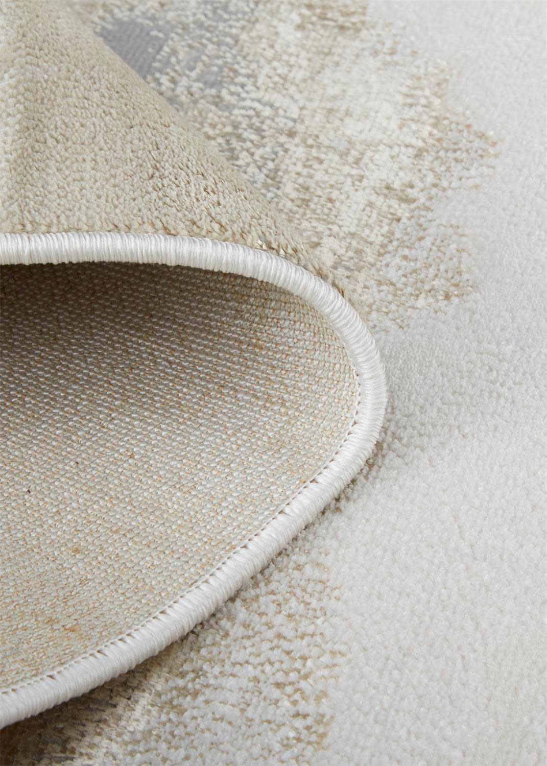 Image 6 Aura Abstract Indoor Ivory Area Rug 3727F 8' x 10' more views