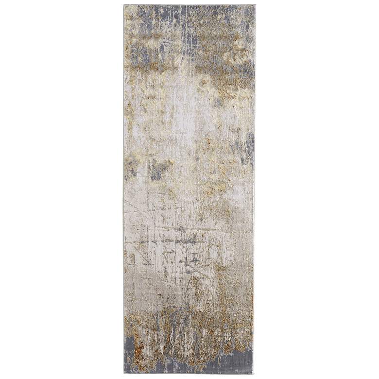 Image 1 Aura Abstract Indoor Ivory Area Rug 39LNF 2'-10" x 7'-10"