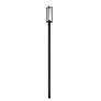 4_Aura by Z-Lite Black 8 inch 1 Light Outdoor Post Mounted Fixture more views