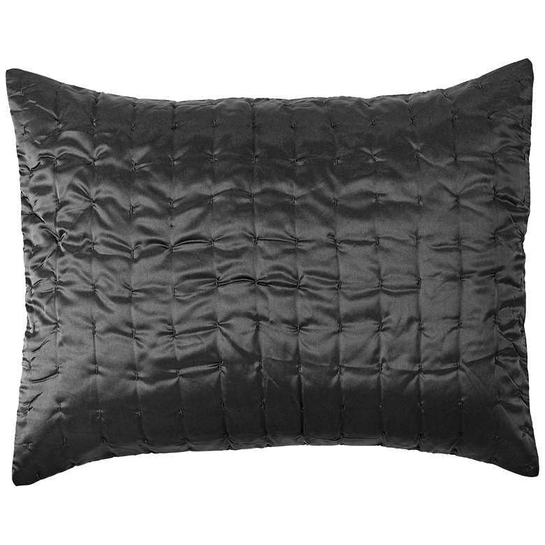 Image 1 Aura Charcoal Fabric Standard Pillow Sham