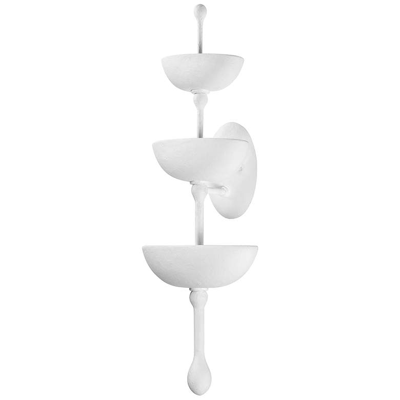 Image 1 Aura Gesso White 6 Light Wall Sconce