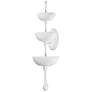 Aura Gesso White 6 Light Wall Sconce