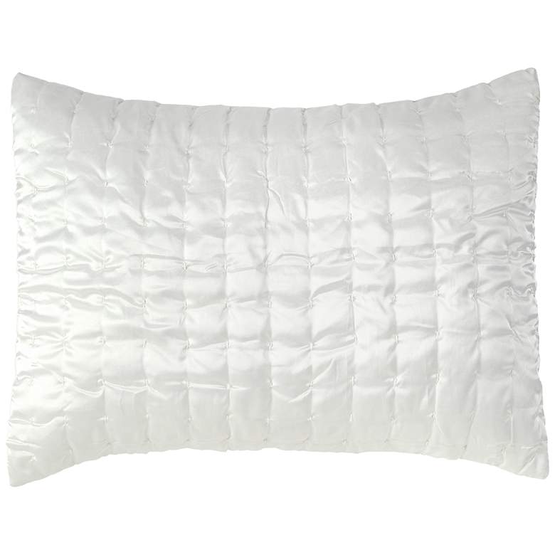Image 1 Aura Ivory Fabric Standard Pillow Sham